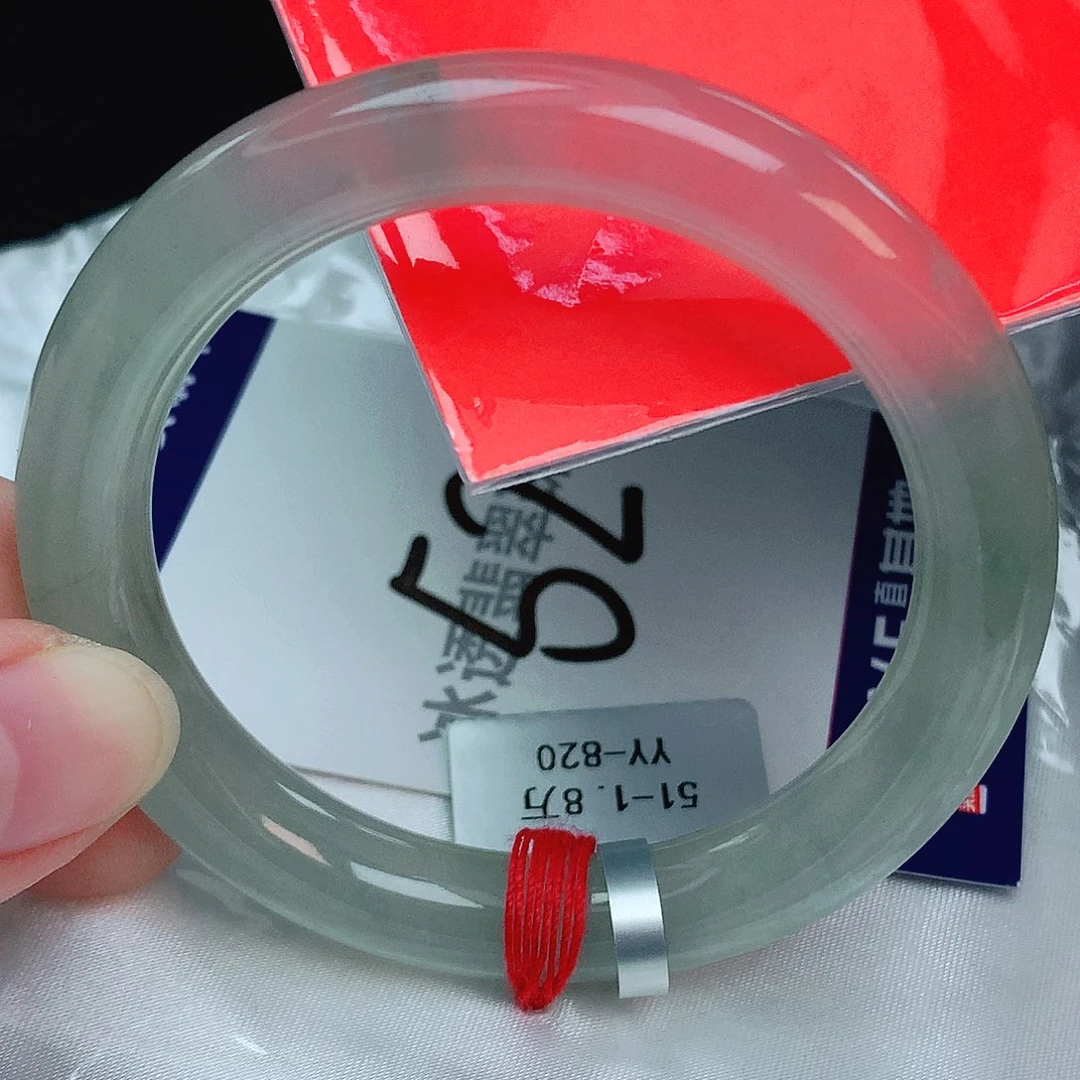 翡翠手镯未镶嵌缅甸天然A货翡翠51