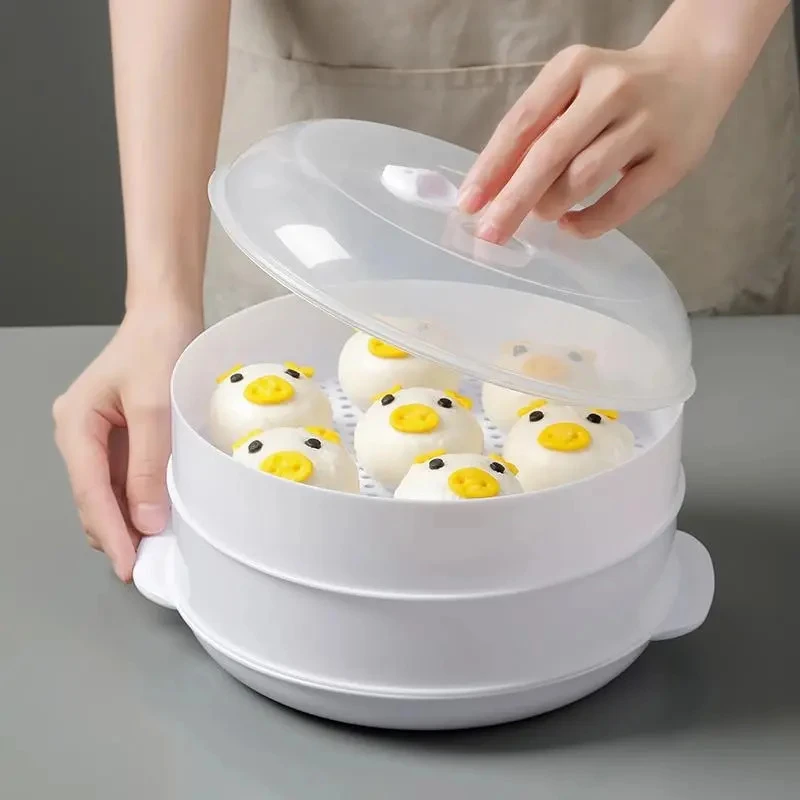 微波炉加热蒸笼大容量家庭蒸煮适用厨房微波炉专用蒸