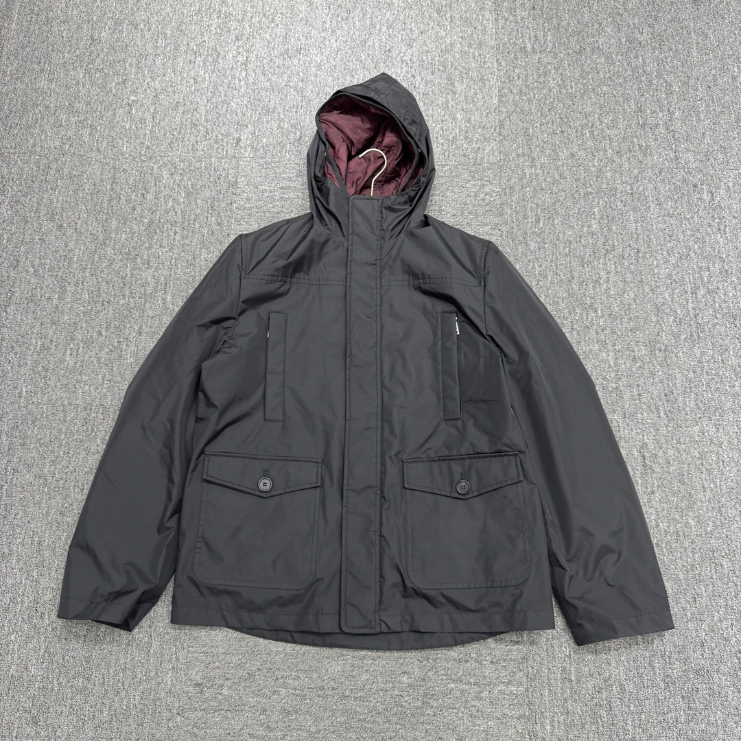 未使用 Prada/普拉达 可拆卸双层棉服夹克/17228 50码