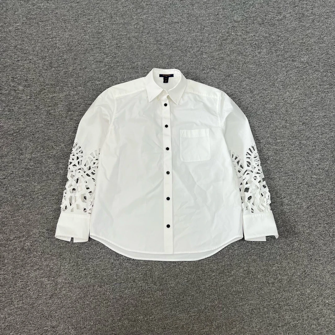 99新 AMIPARIS Louis Vuitton Lv 镂空 白衬衫 99新 34码