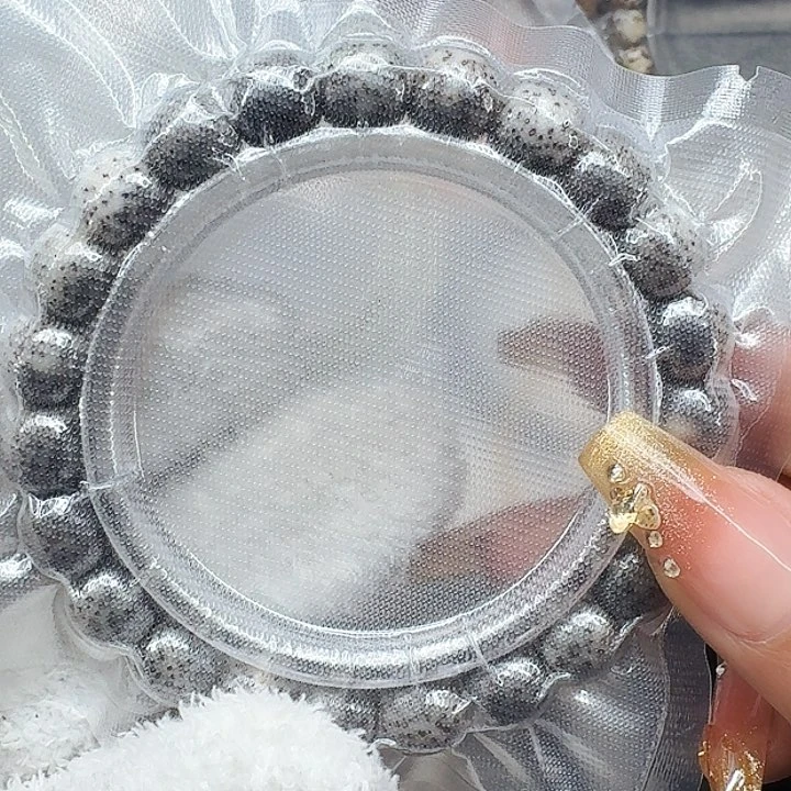 星月菩提手串333高端黑灰星月菩提10桶单圈