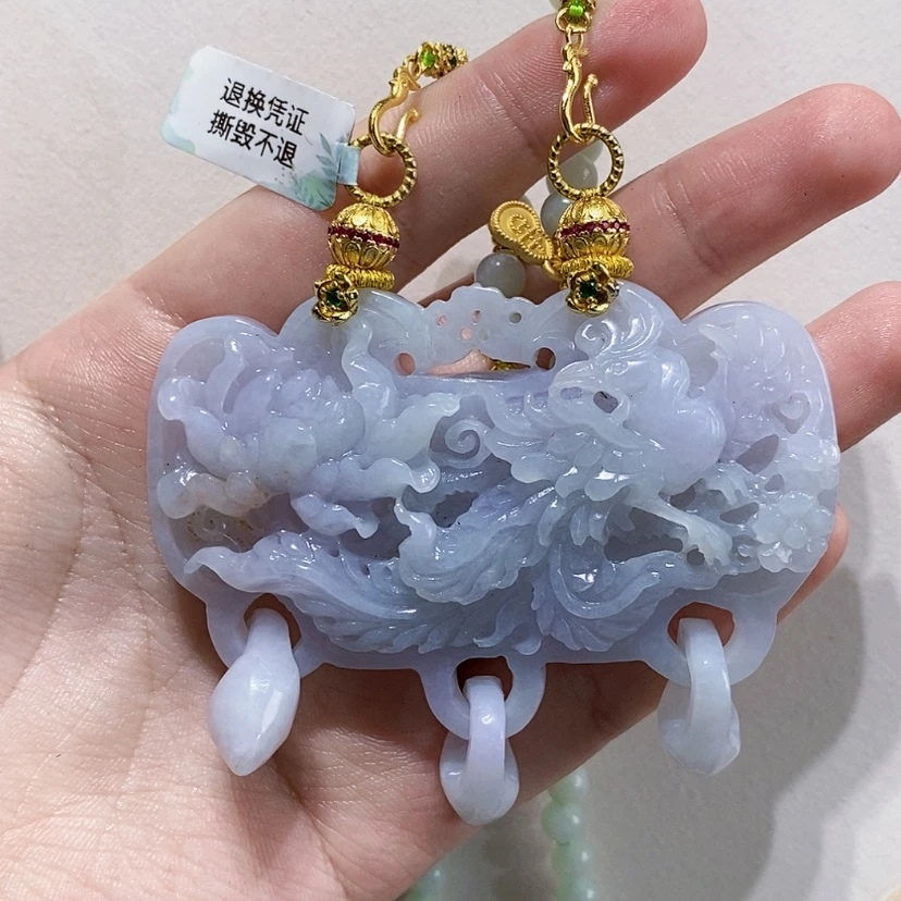 【闪购商品】翡翠未镶嵌颈饰