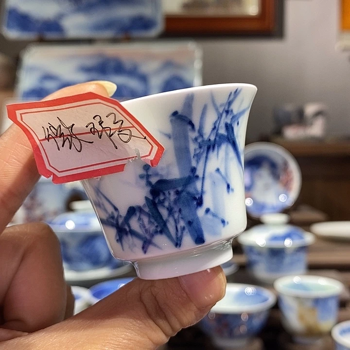 杯景德镇手工手绘陶瓷，高亮兴老师作品
