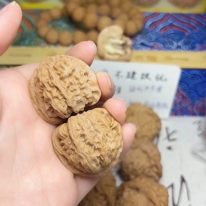 吊坠文玩核桃白狮子