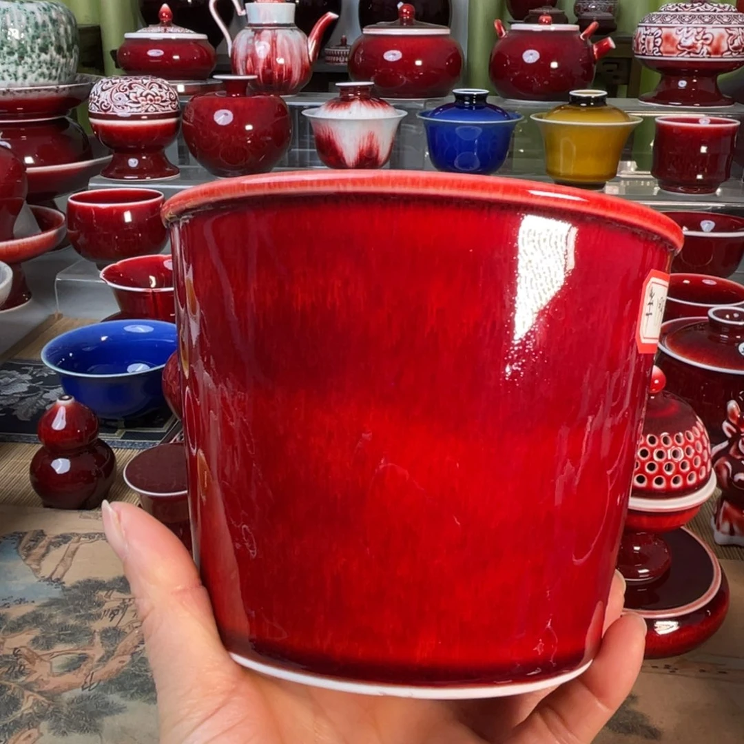 景德镇原矿釉冰桶