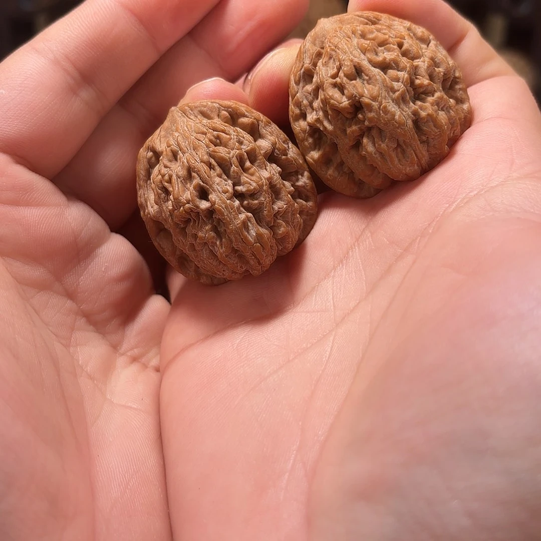 文玩核桃吊坠꧁****꧂全品房山虎头37