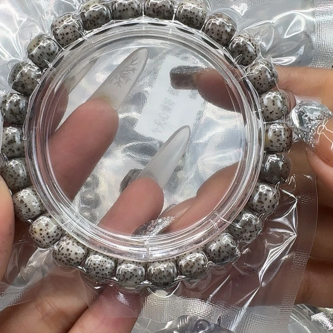 星月菩提手串116入门奶奶灰星月菩提99桶单圈