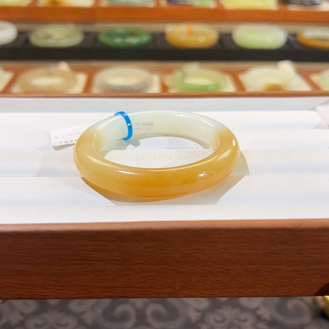 和田玉手镯未镶嵌  【糖白】