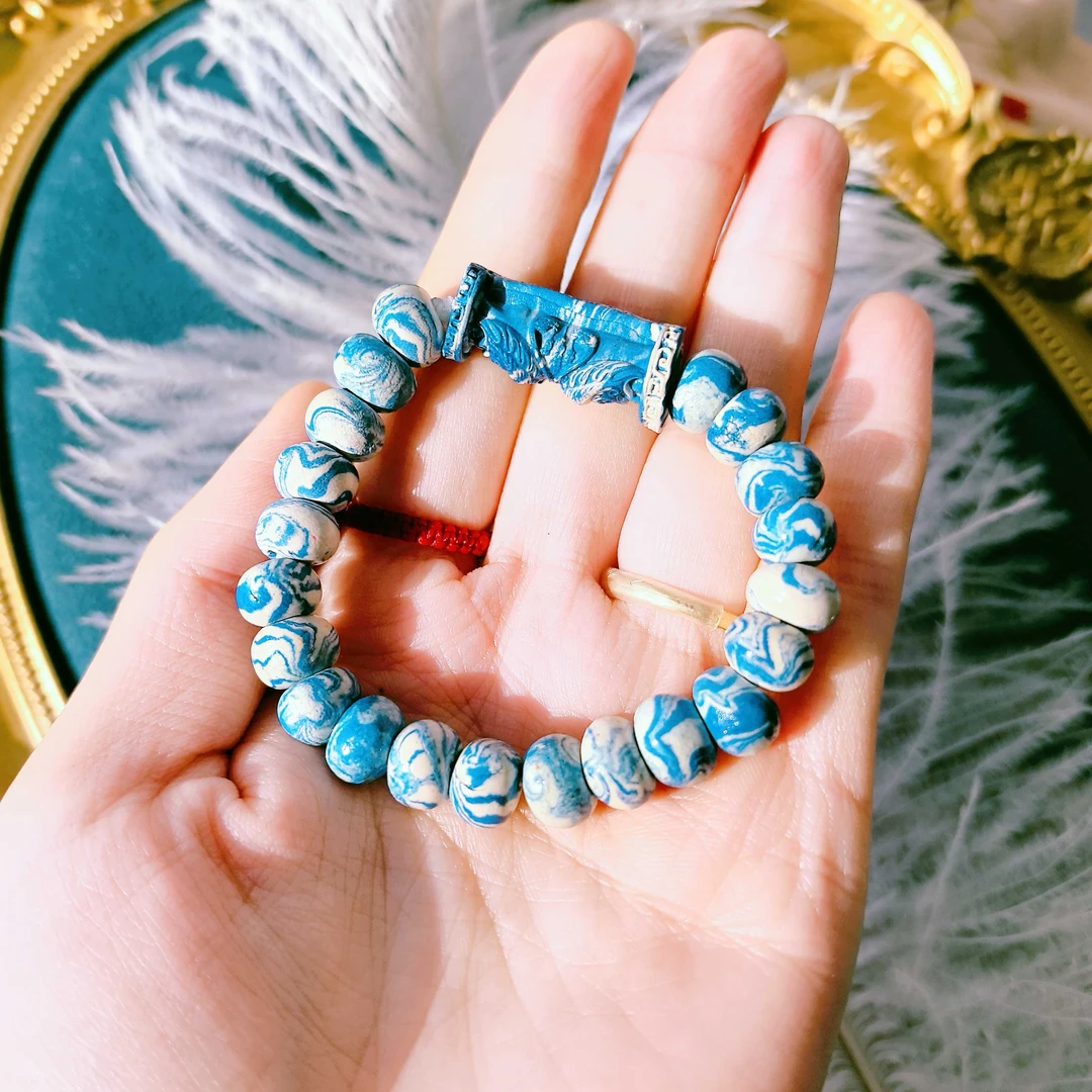 非金属木质手链 定制款 蝴蝶手串 时尚 手工Y
