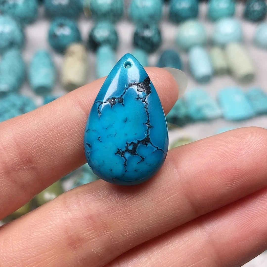 绿松石未镶嵌珠宝半成品