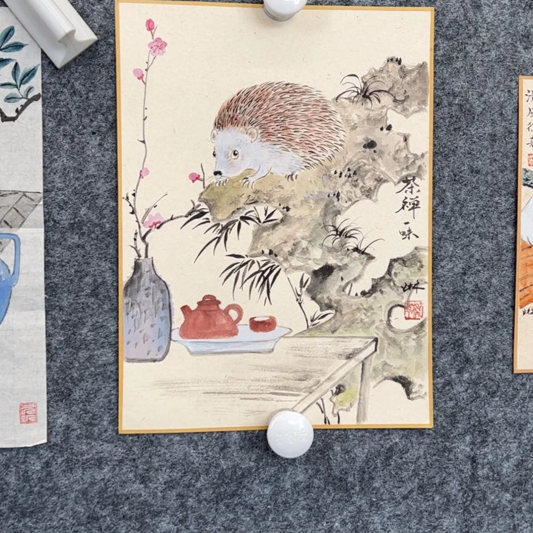纸本国画（f33704）茶禅一味 书画