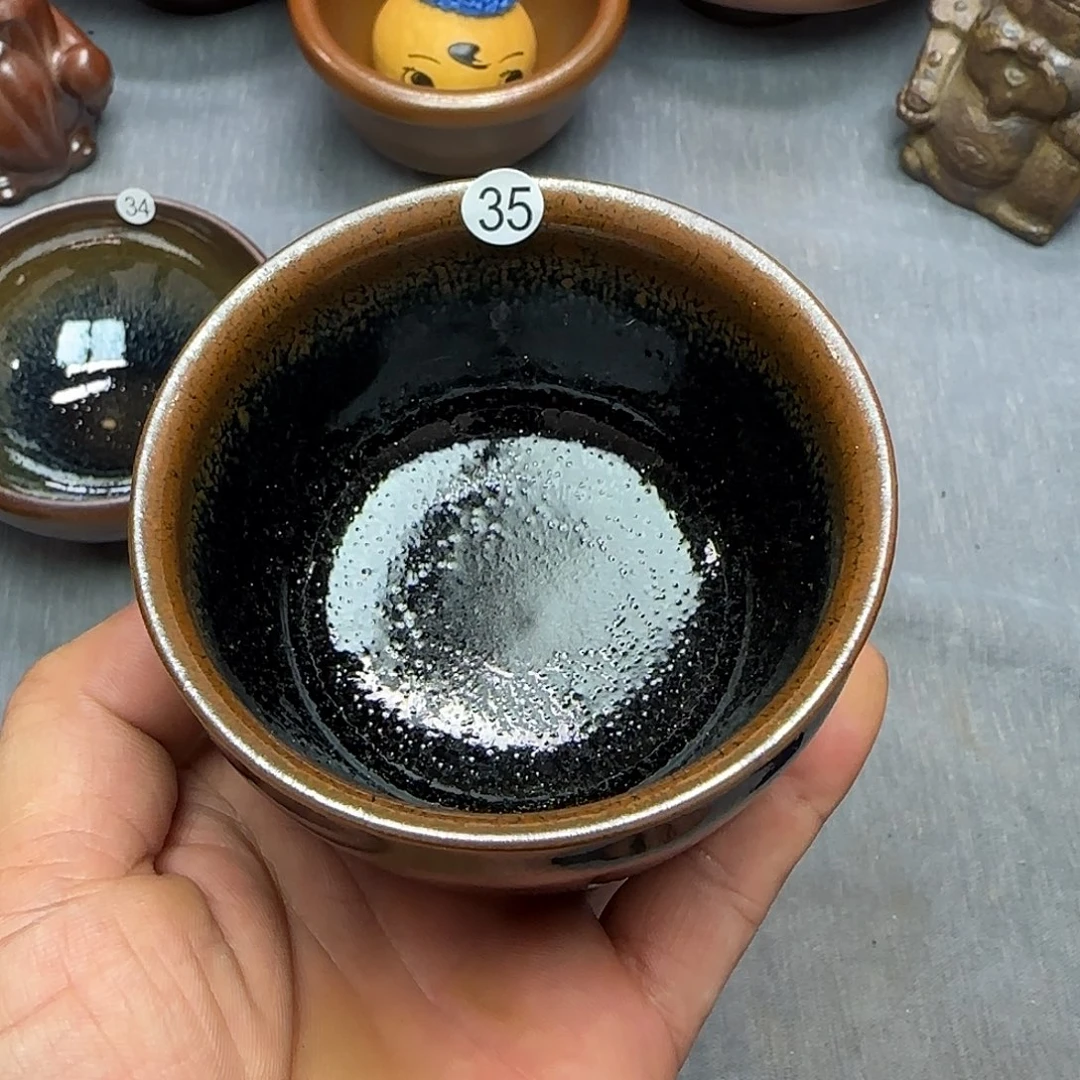 鲨***哥茶盏印春堂柴烧建盏