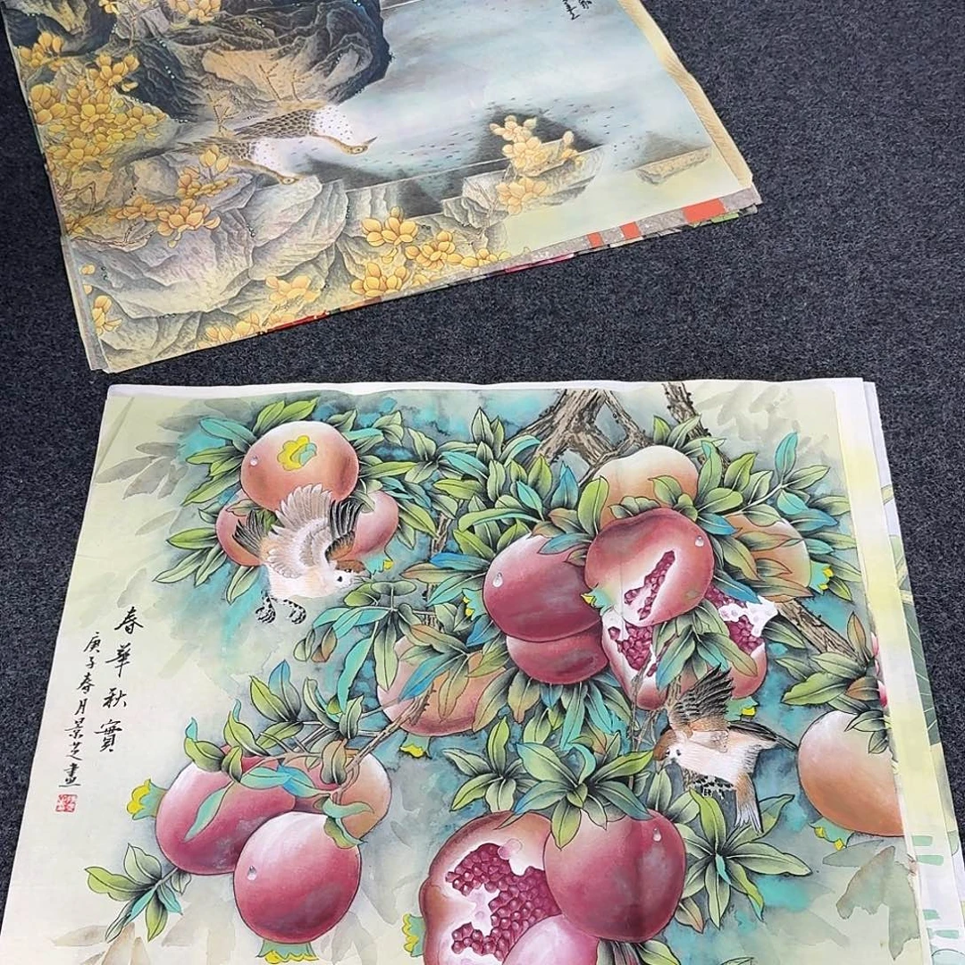 纯手绘国画作品作品