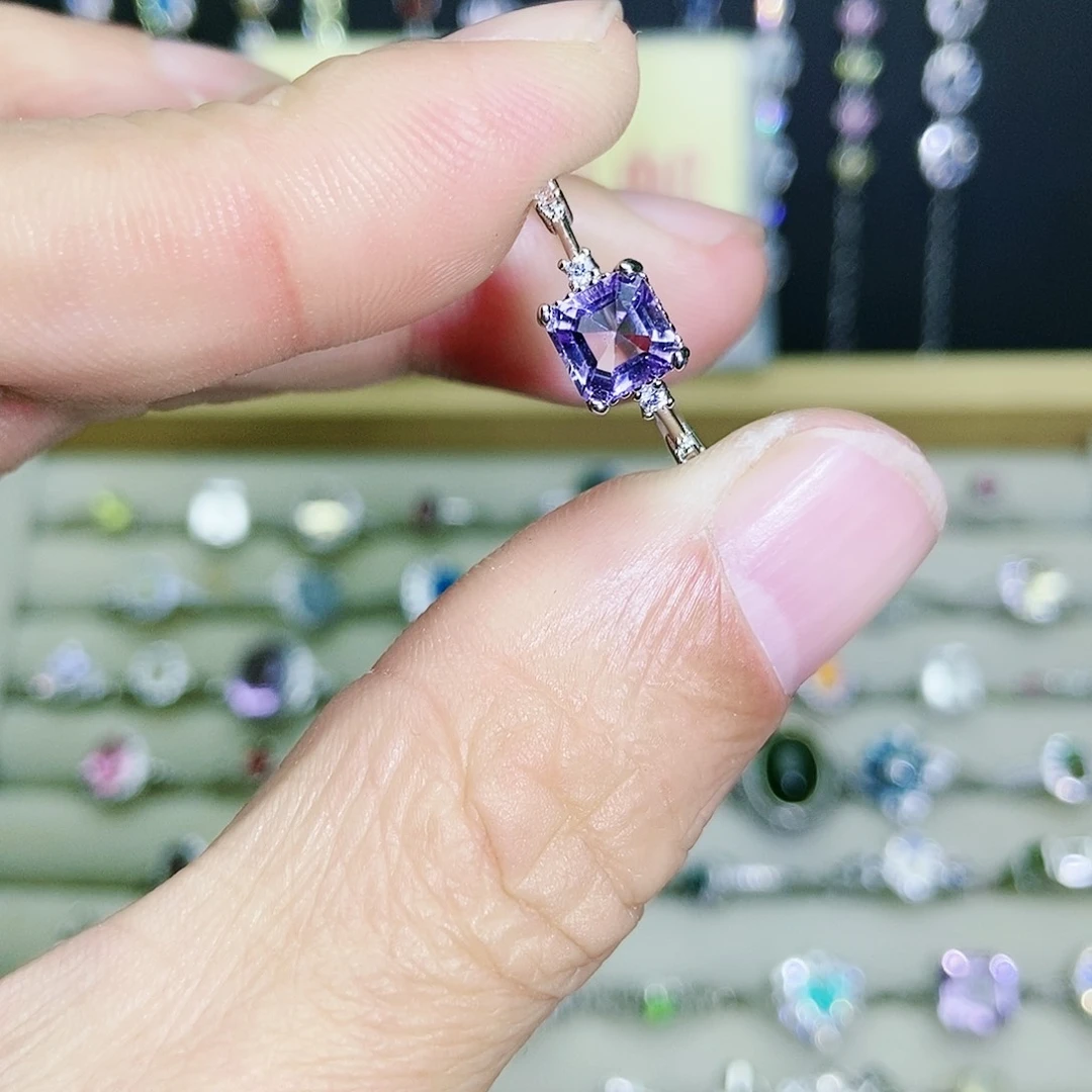 【闪购商品】未镶嵌戒指紫晶