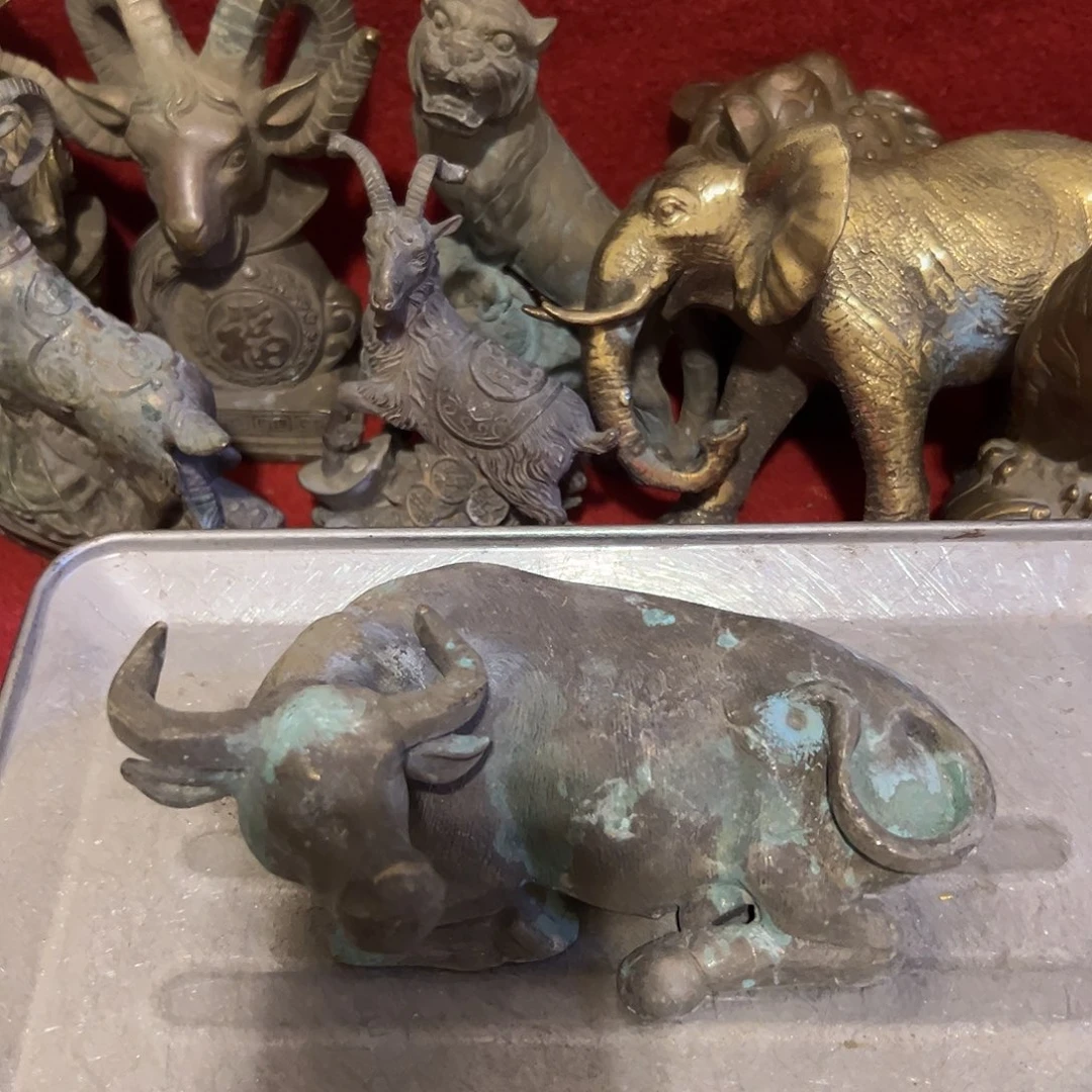 黄铜摆件，文房摆件工艺品
