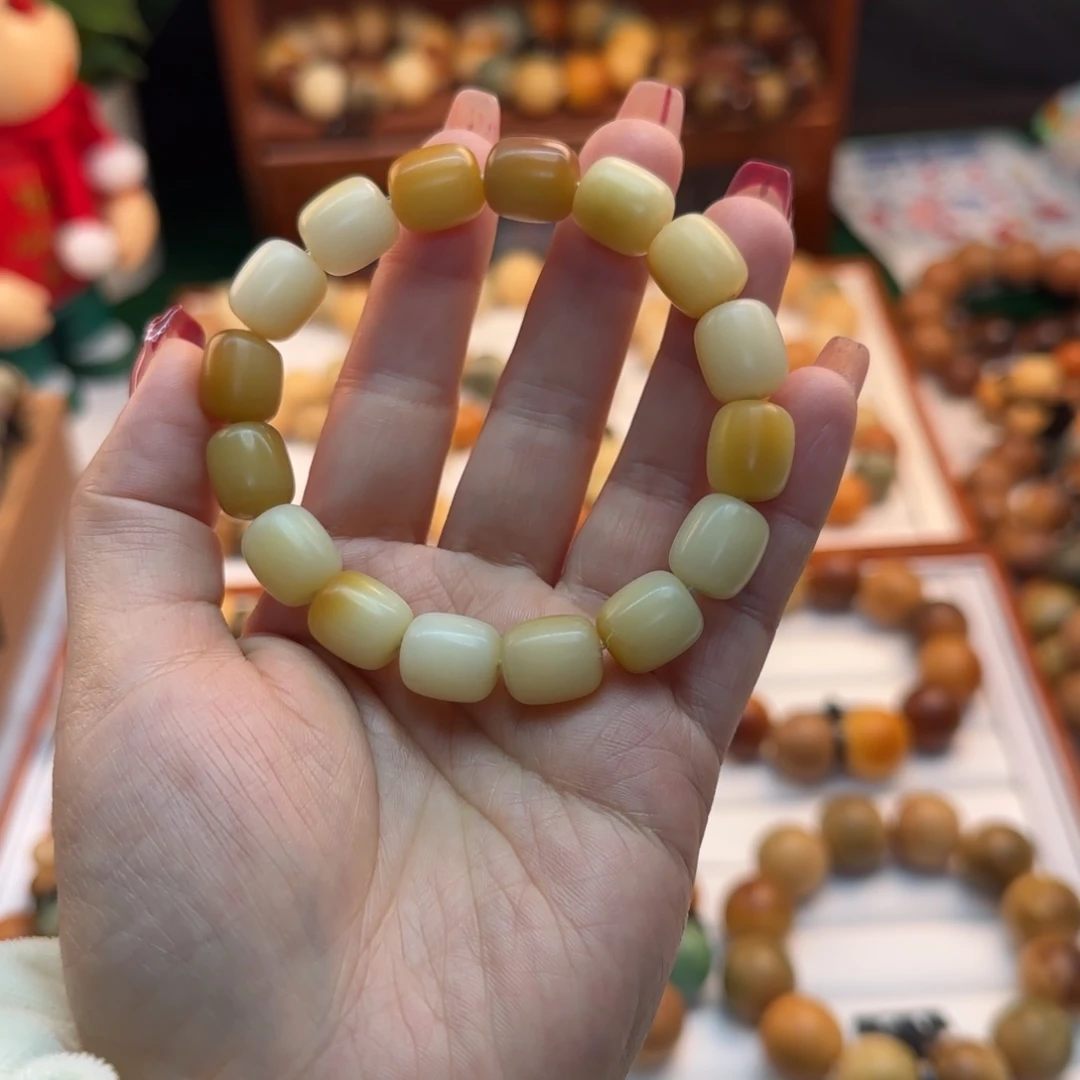 菩提根/象牙果手串卡13年糕干磨微瑕