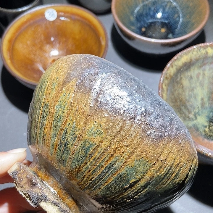 竹***计茶盏45 建窑建盏微瑕