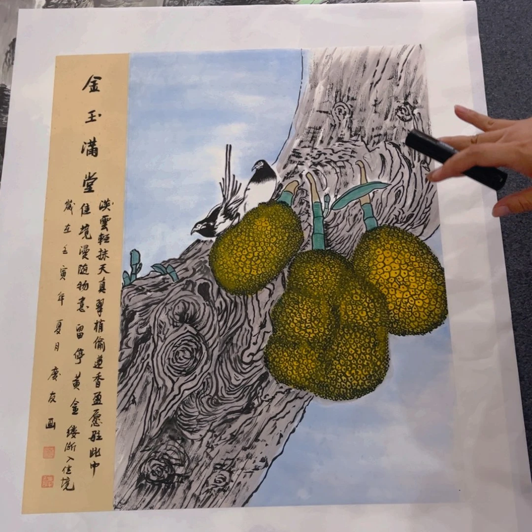 国画ZH精品手绘单幅任发