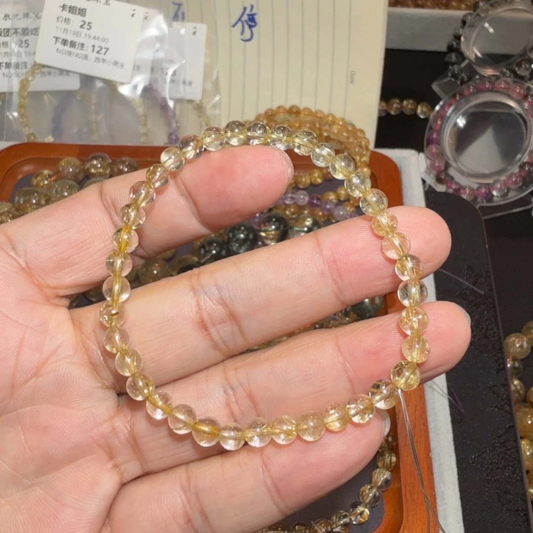 水晶手链未镶嵌手串