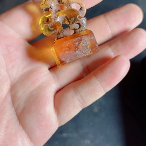 紫金钵盂菩提把件
