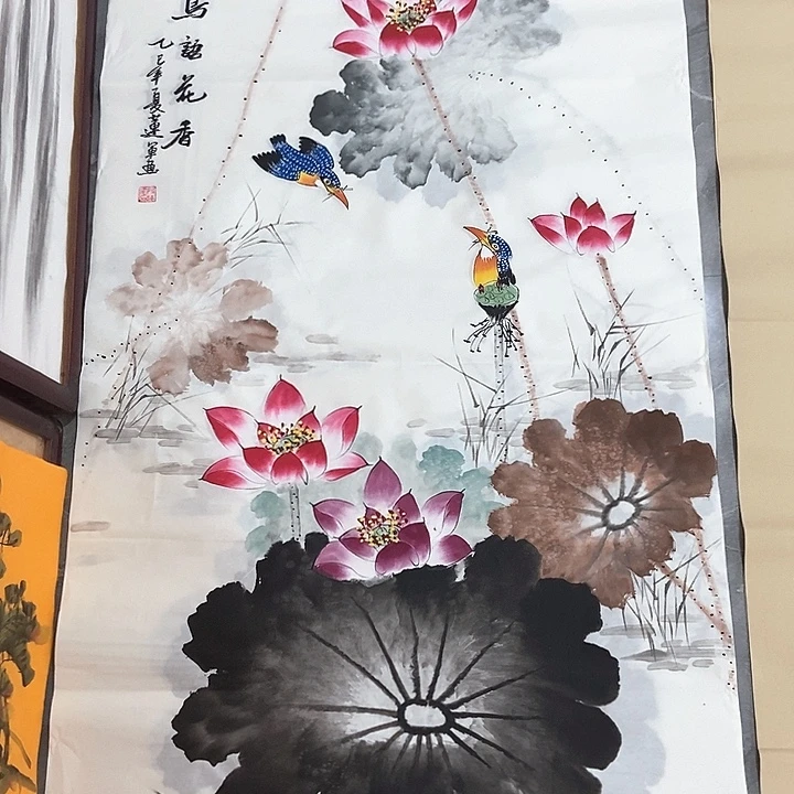 小周画廊的直播间