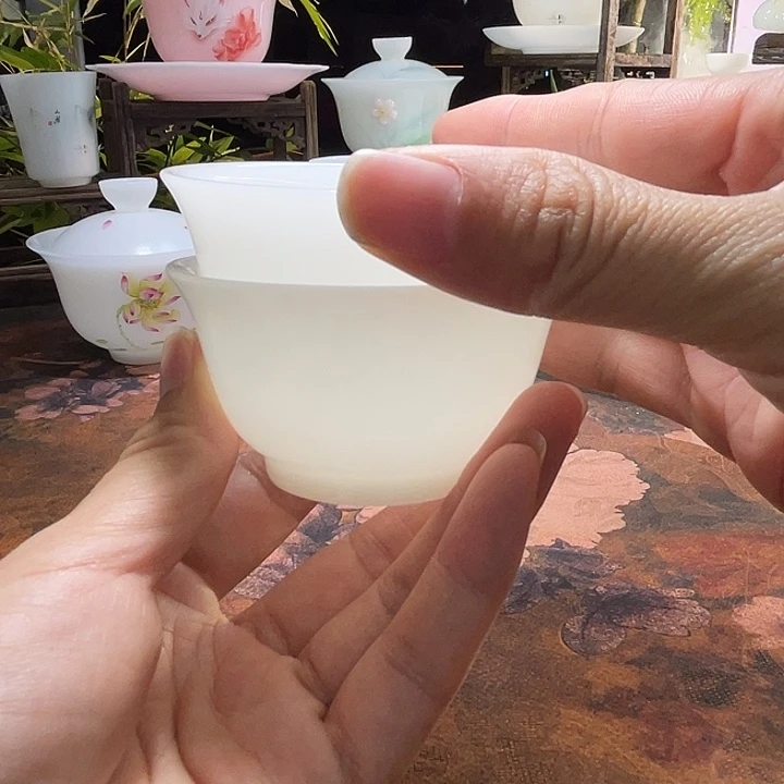 璞玉釉烧普洱杯80ml2只