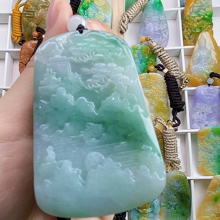 颈饰未镶嵌翡翠翡翠