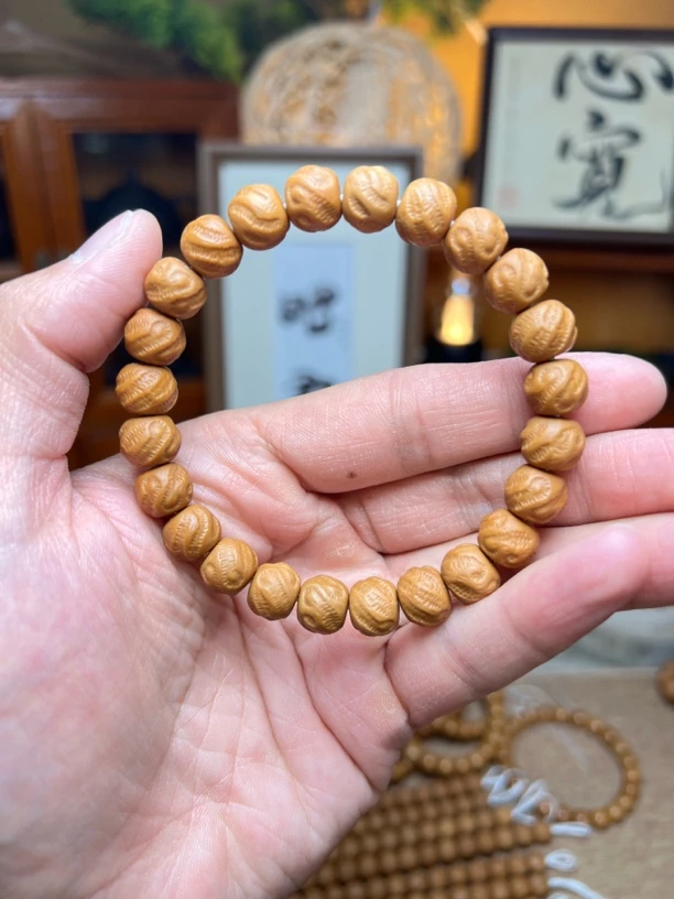 （大君出品）手作观山猴头手串