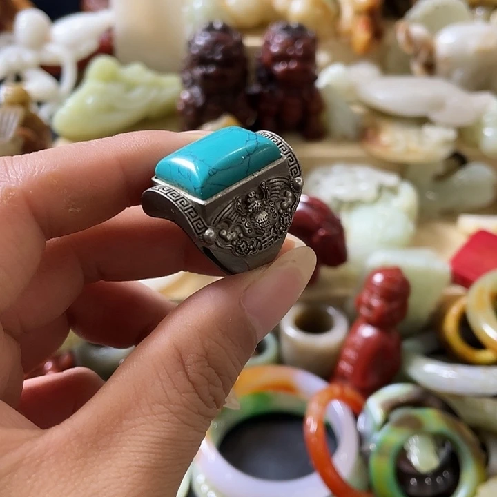 和田玉未镶嵌吊坠(不含链)