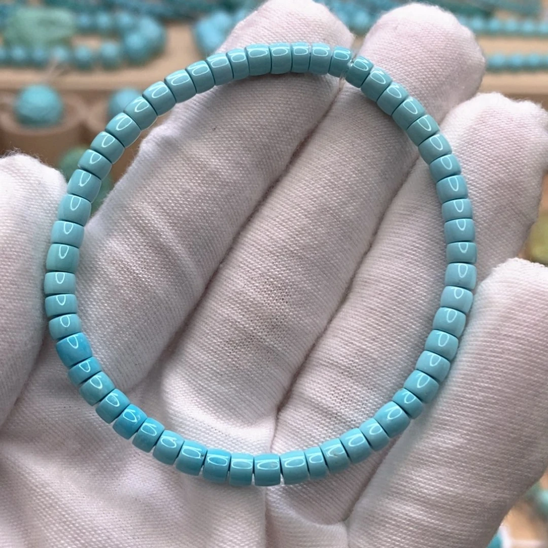 绿松石未镶嵌珠宝奇石4mm