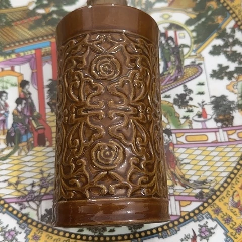 盘子瓶子手工手绘