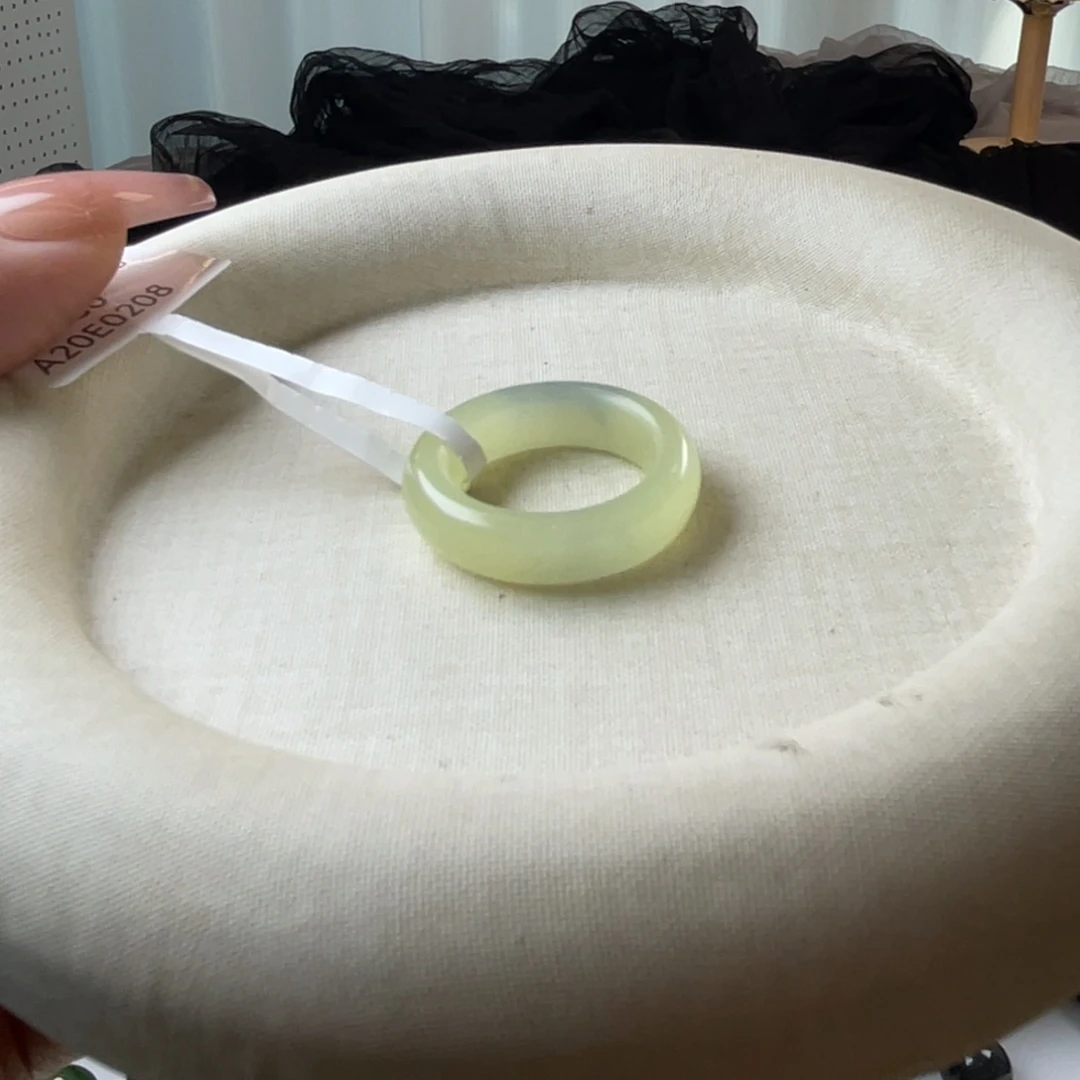 和田玉（糖玉）戒指未镶嵌港15 17.67