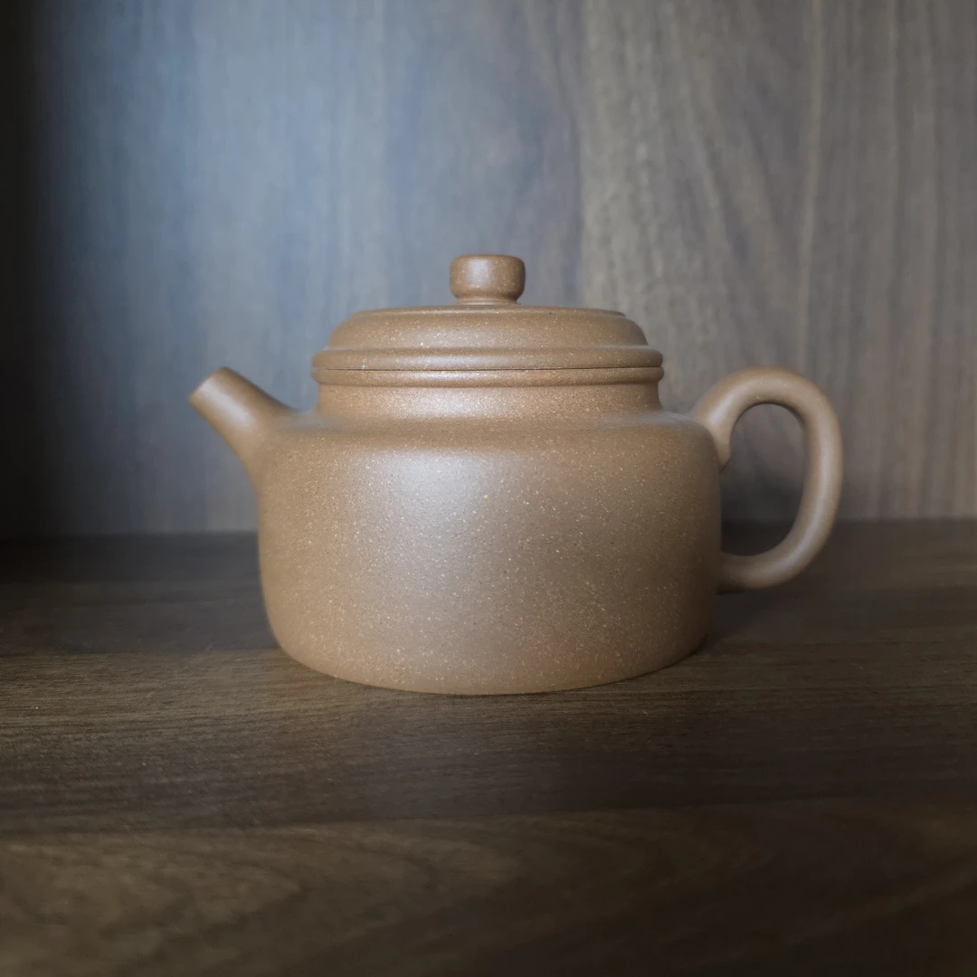 【云水堂—紫砂】原矿段泥300ml德钟紫砂壶