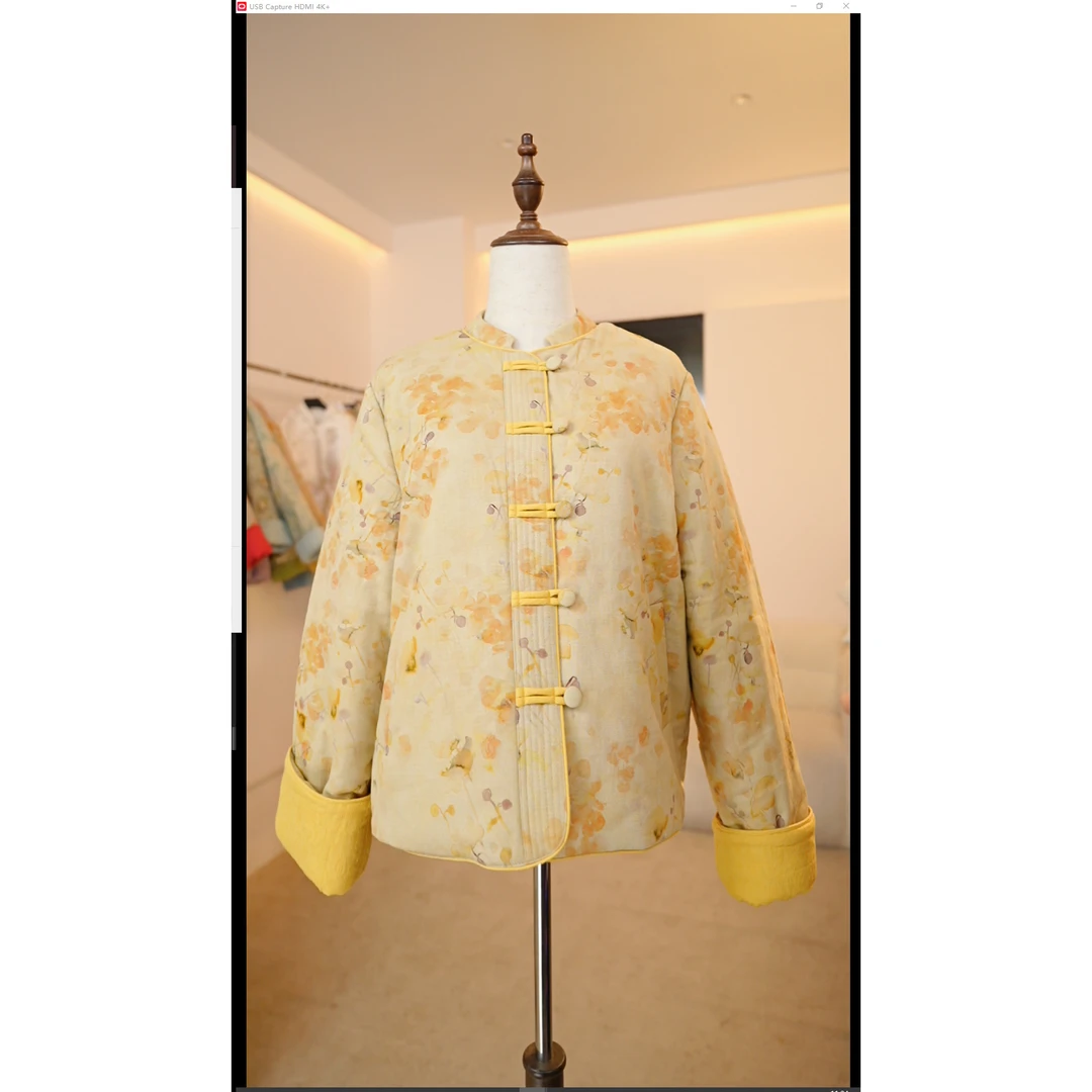 【琼楼玉宇】冬季国风新中式冬款棉服上衣女