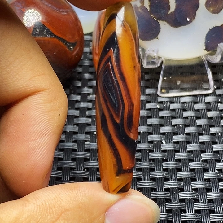 探***士玛瑙/玉髓未镶嵌颈饰