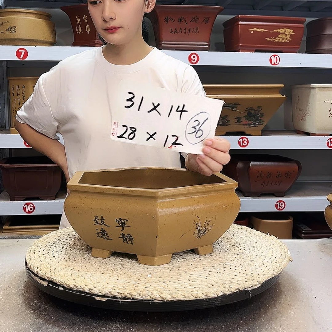 紫砂花盆紫砂花盆