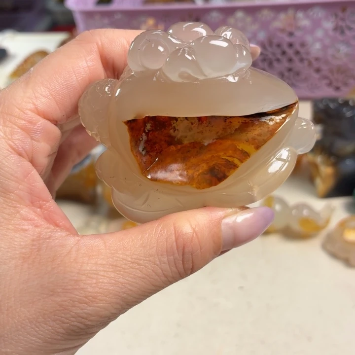 玛瑙/玉髓未镶嵌吊坠(不含链)