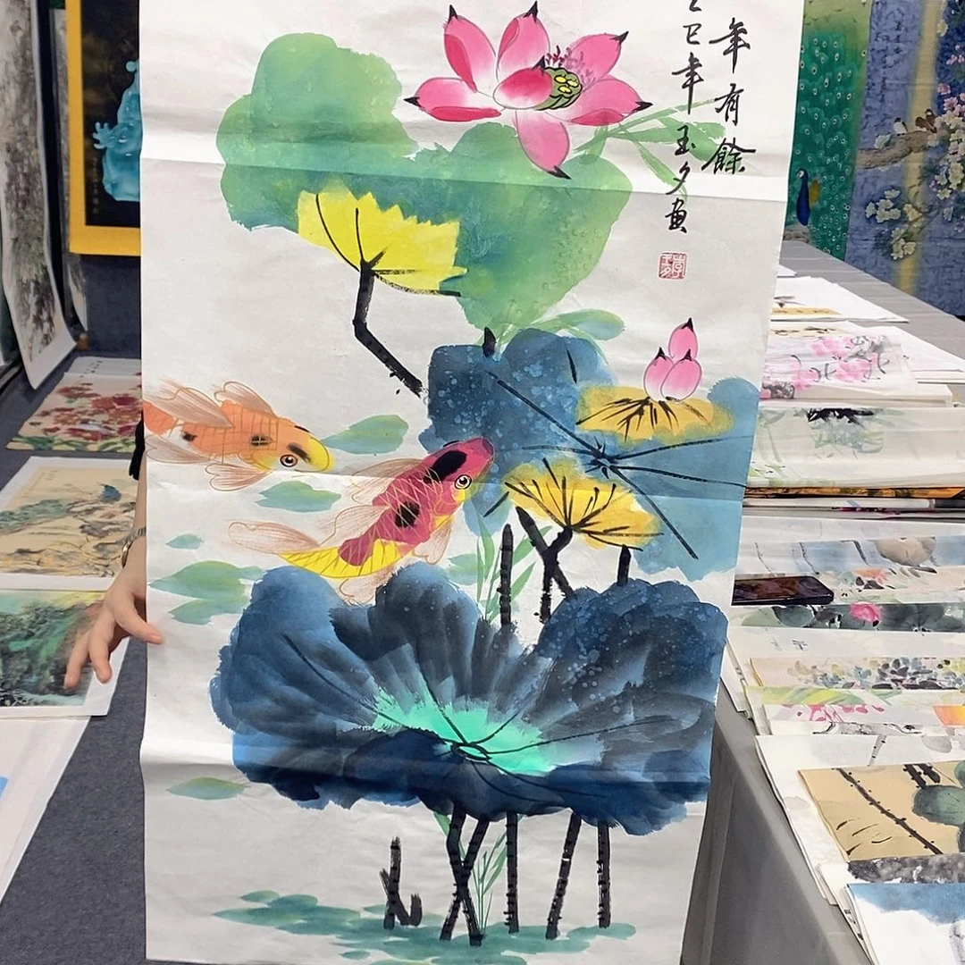 国画国画手绘作品