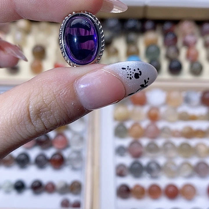 水晶戒指未镶嵌，