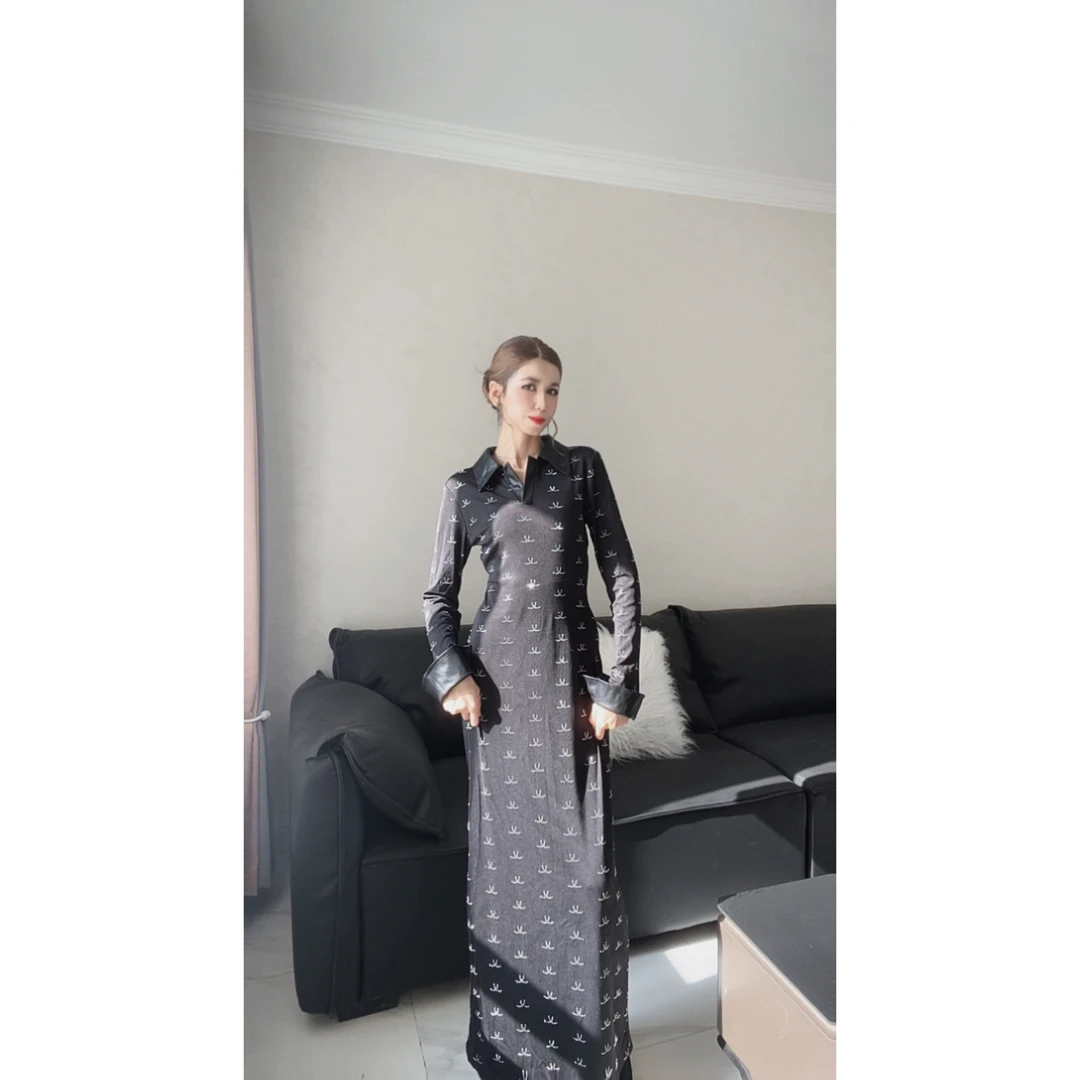 9899【包邮】新款烫钻黑色通勤时尚女装连衣裙
