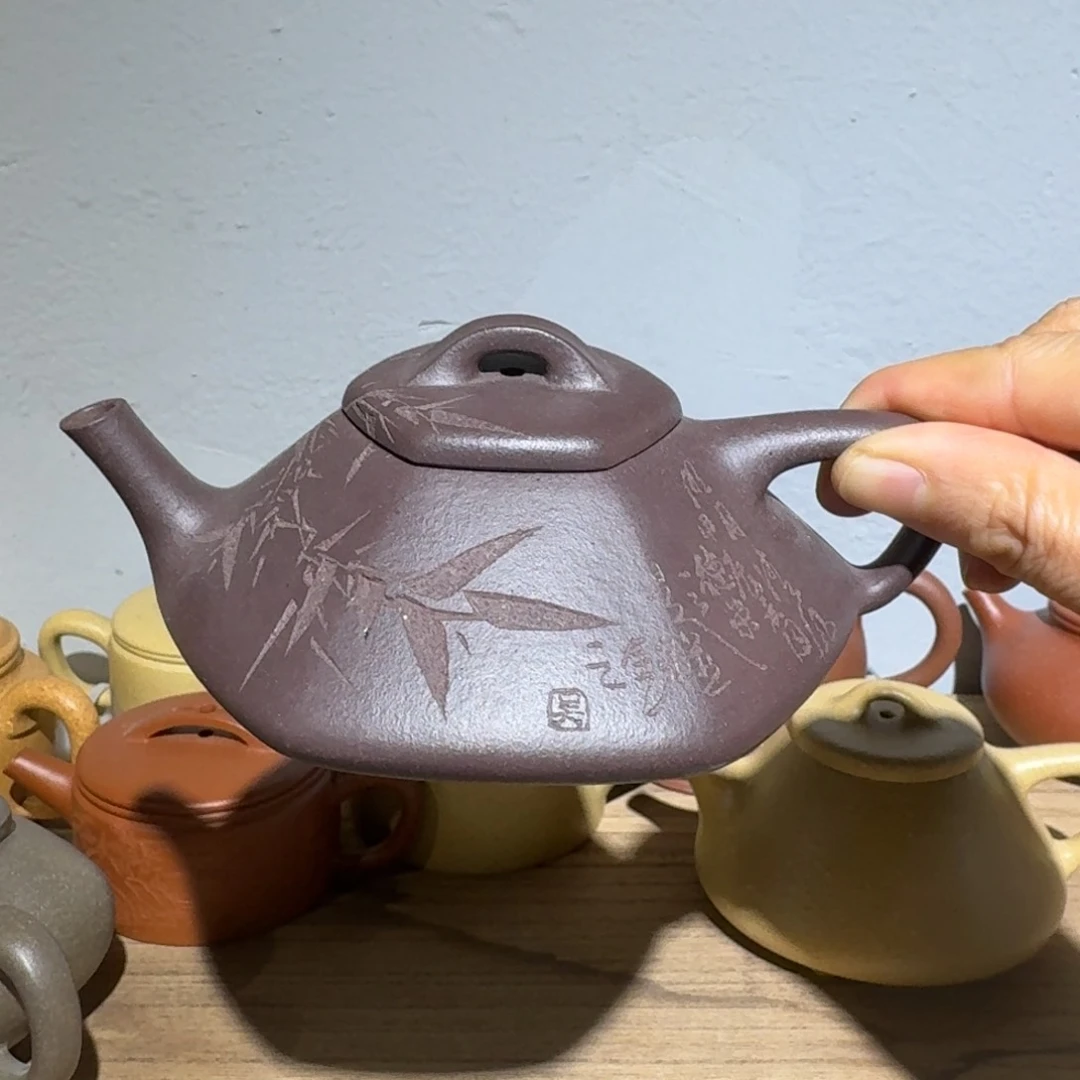 紫泥茶壶天青170毫升左右