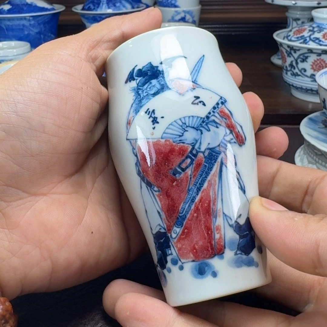 瓷片简*的当代景德镇陶瓷手绘茶具
