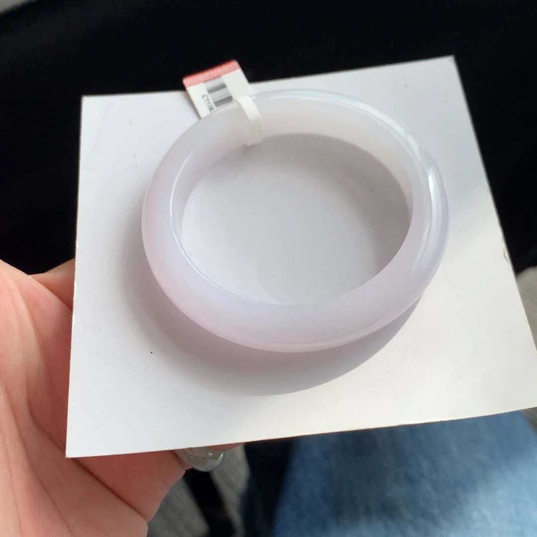 翡翠未镶嵌手镯35号52