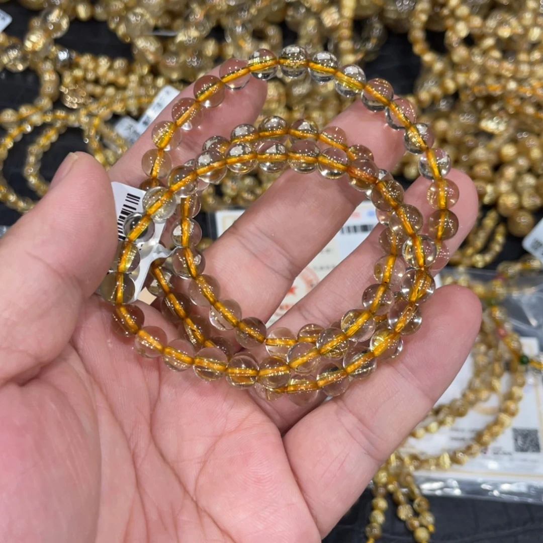 水晶手链未镶嵌c674钛晶