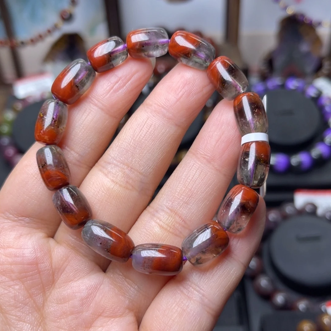 未镶嵌水晶手链极光荆棘玫瑰桶珠单圈