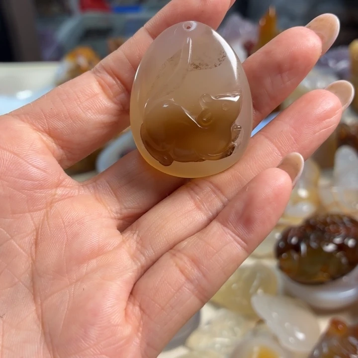 未镶嵌吊坠(不含链)玛瑙/玉髓