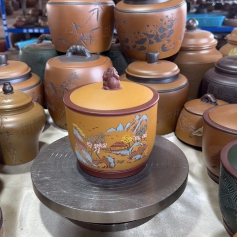 紫砂茶叶罐今*好。。。。。。。。。