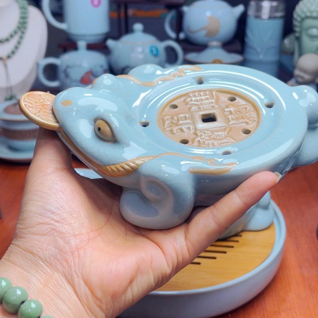 【闪购商品】汝州单壶单杯，天青，