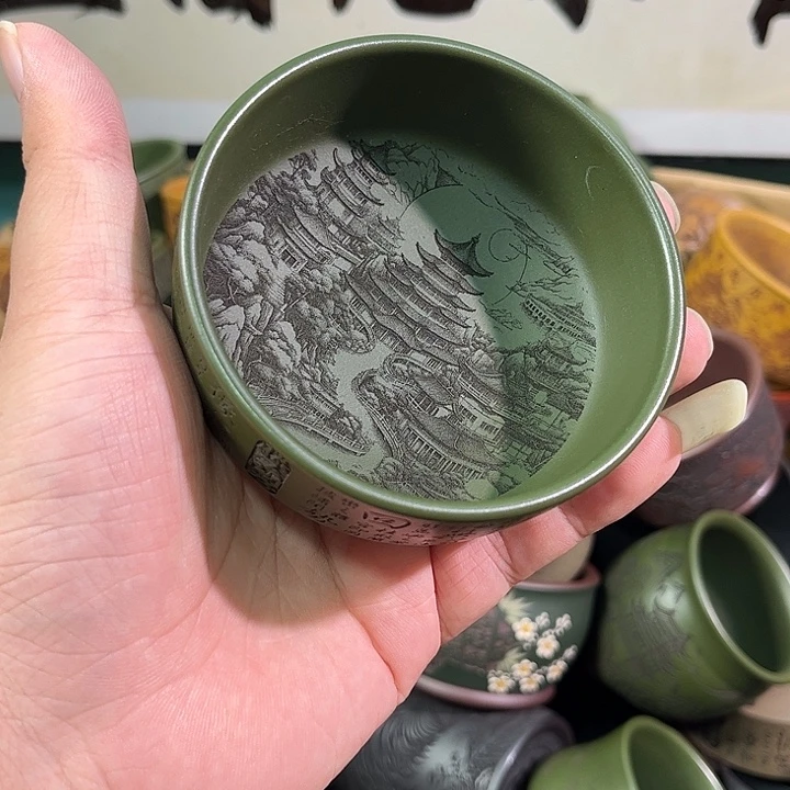 茶杯紫砂全手工紫砂主人杯