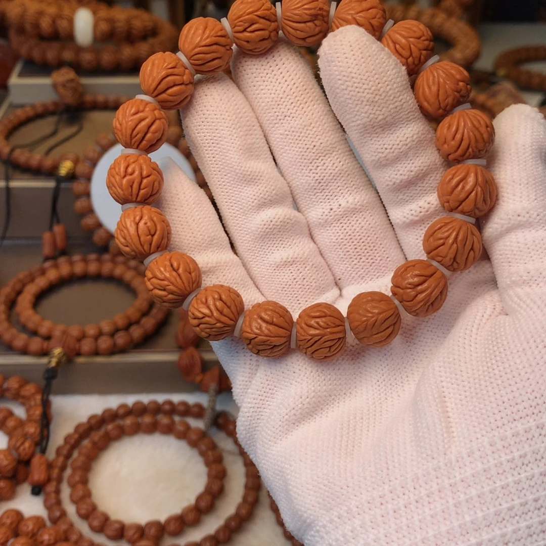 手串桃核秦岭龙纹